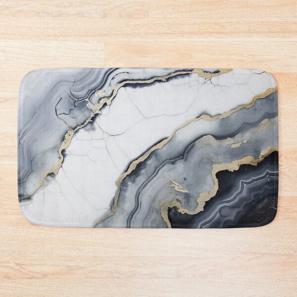 Item preview, Abstract Art Agate Stone Black Dark Grey Design designed and sold by fluffstuffgifts.