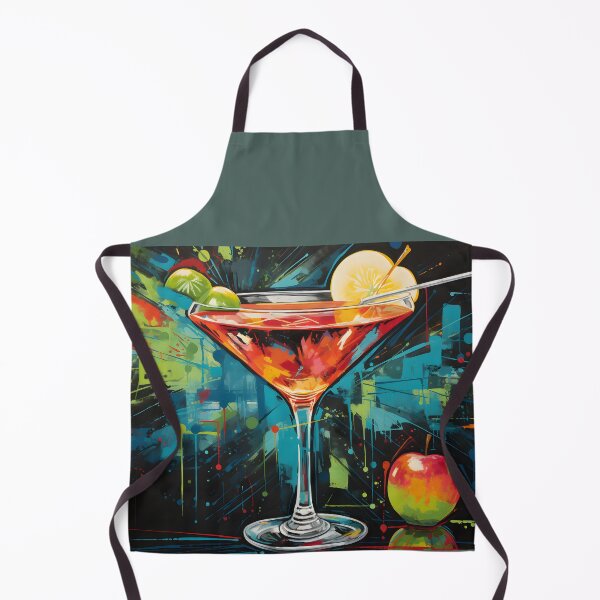 Item preview, Mixology Tapestry- Sipping Stories on a Chalkboard Canvas Generative AI designed and sold by OlfactoART Studio.