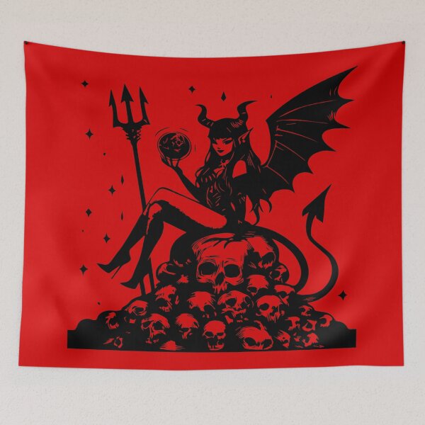 Item preview, Retro Devil Girl designed and sold by Texterns.