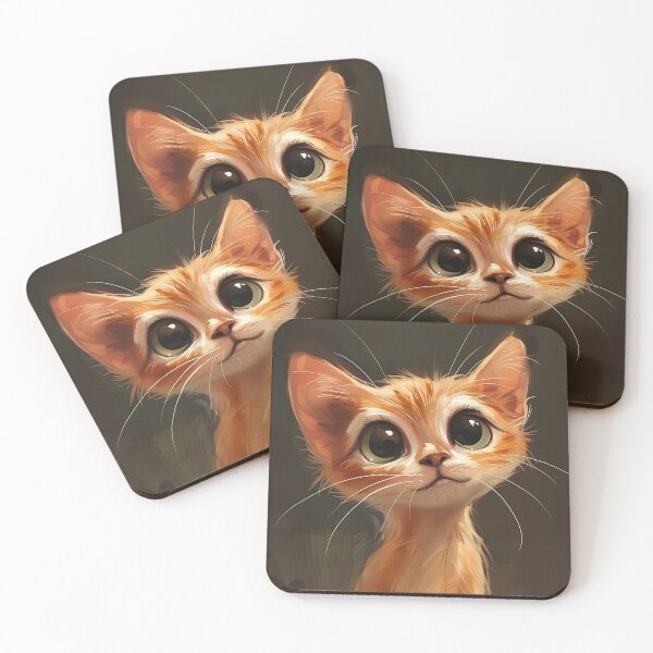 Item preview, Kitten Portrait designed and sold by CatsAndDogs-TF.