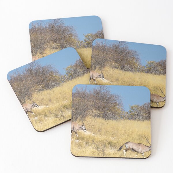 Item preview, Namibia. Etosha National Park. Oryxes in the Savannah.  designed and sold by vadim19.