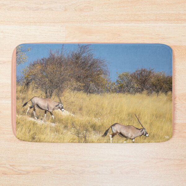 Item preview, Namibia. Etosha National Park. Oryxes in the Savannah.  designed and sold by vadim19.