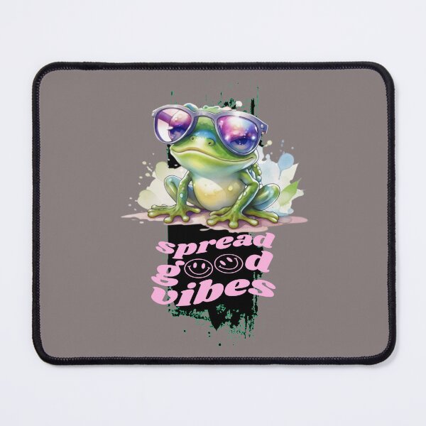 Item preview, Cool Frog Good Vibes designed and sold by Ecmoprints.