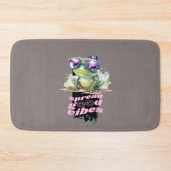 Item preview, Cool Frog Good Vibes designed and sold by Ecmoprints.