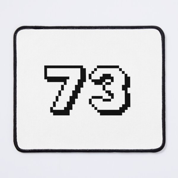 Item preview, 73, seventy-three, white, retro video game, 1 up! designed and sold by Numbers-Art.