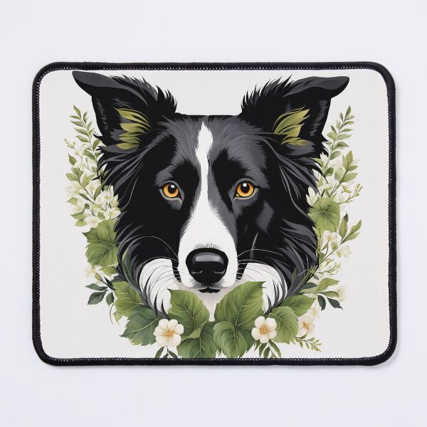 Item preview, Botanical Border Collie designed and sold by jijang.