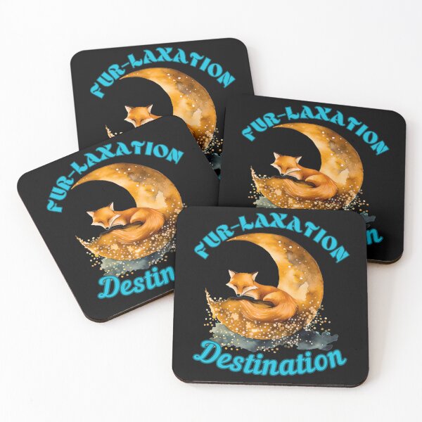 Item preview, Fur-laxation Destination. vintage fox designed and sold by FoxVibes.