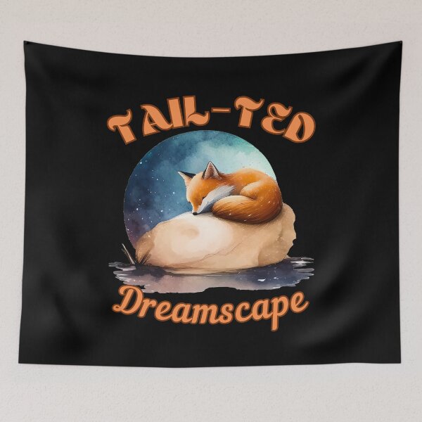 Item preview, Tail-ted Dreamscape. fox portrait designed and sold by FoxVibes.