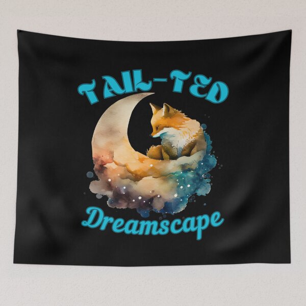 Item preview, Tail-ted Dreamscape. vintage fox designed and sold by FoxVibes.