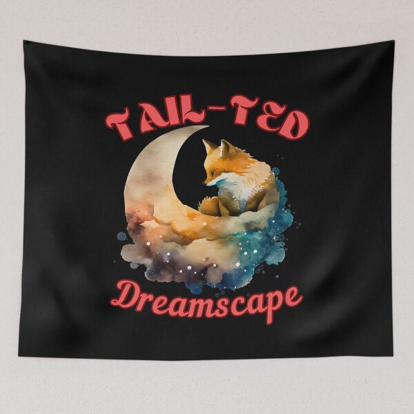 Item preview, Tail-ted Dreamscape. retro fox designed and sold by FoxVibes.