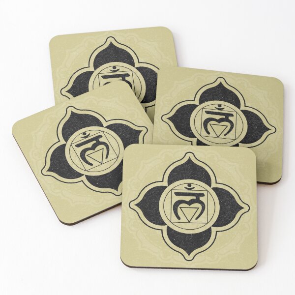 Item preview, Root Chakra Mandala - Gold + Coal designed and sold by Irene Estelle.