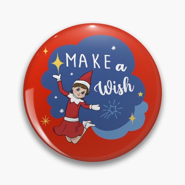 Aperçu de l'œuvre lutin de Noël faire un vœu créée et vendue par letsvg.