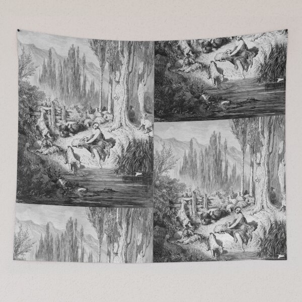 Item preview, Donkeyskin's Disguise -Gustave Dore designed and sold by forgottenbeauty.