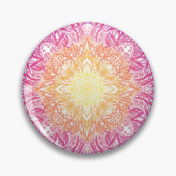 Item preview, Trippy colorful mandala designed and sold by Azasart.