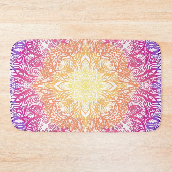 Item preview, Trippy colorful mandala designed and sold by Azasart.