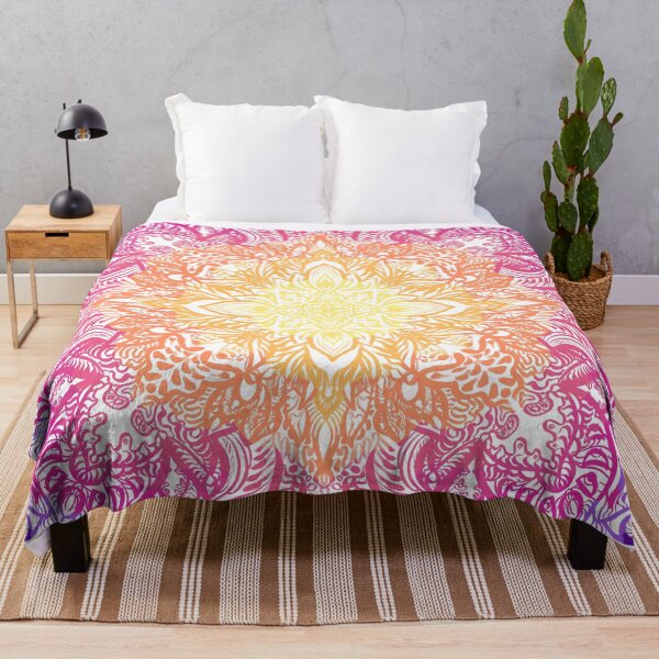 Item preview, Trippy colorful mandala designed and sold by Azasart.
