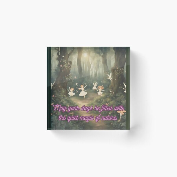 Item preview, Cottagecore - Fairies Dancing Magic Affirmation 3 designed and sold by rylalgarra.