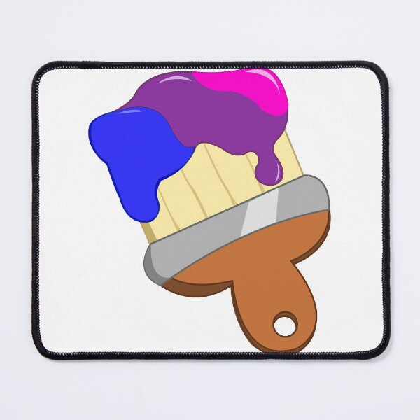 Item preview, Bisexual Pride Flag Paintbrush designed and sold by HarveyHandcraftsandDesigns.