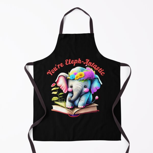 Item preview, You're Eleph-Antastic. elephant head designed and sold by ElephantVibes.