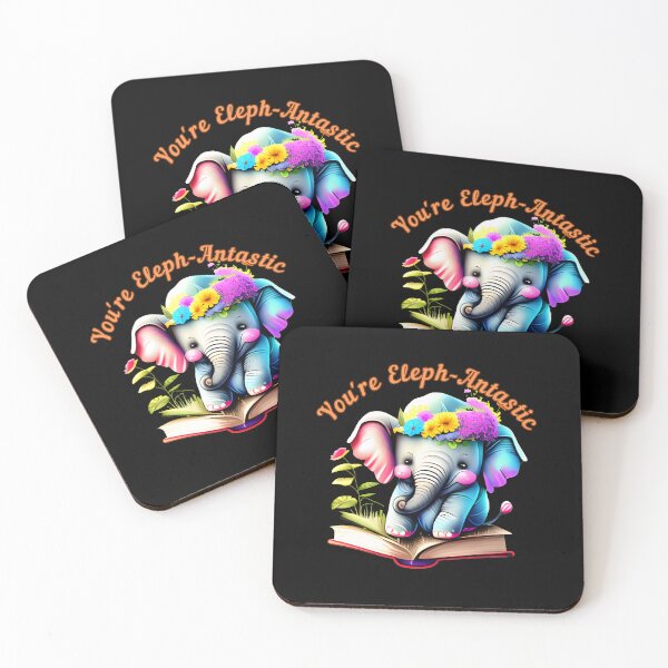 Item preview, You're Eleph-Antastic. surreal elephant designed and sold by ElephantVibes.