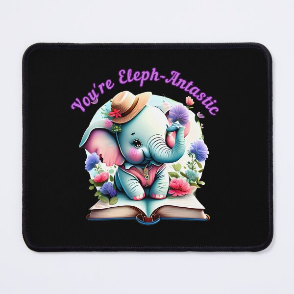 Item preview, You're Eleph-Antastic elephant quote designed and sold by ElephantVibes.