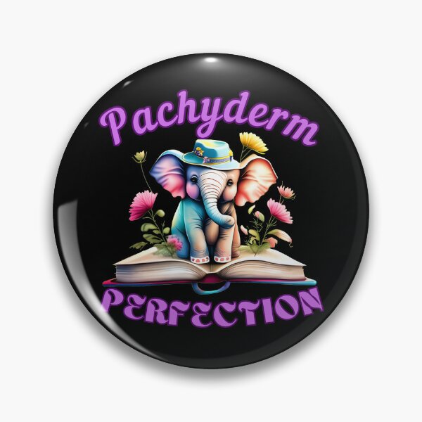 Item preview, Pachyderm Perfection. elephant portrait designed and sold by ElephantVibes.