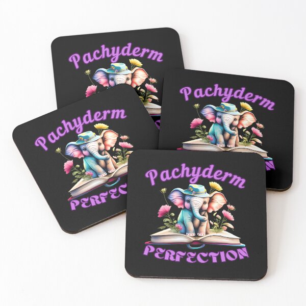 Item preview, Pachyderm Perfection. elephant portrait designed and sold by ElephantVibes.