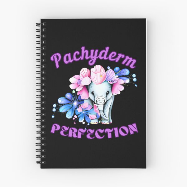 Item preview, Pachyderm Perfection elephant quote designed and sold by ElephantVibes.