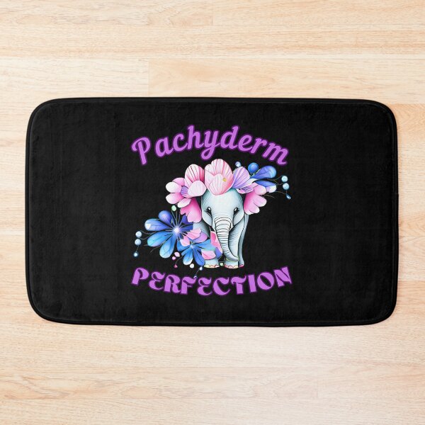 Item preview, Pachyderm Perfection elephant quote designed and sold by ElephantVibes.