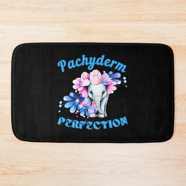 Item preview, Pachyderm Perfection Flower elephant designed and sold by ElephantVibes.