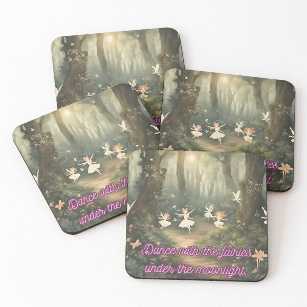 Item preview, Cottagecore - Fairies Dancing Moonlight Affirmation 3 designed and sold by rylalgarra.