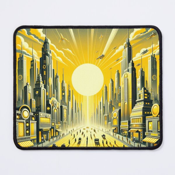 Item preview, Sunset Over Tomorrow: A Retrofuturistic Vision designed and sold by VirtuArtVisions.