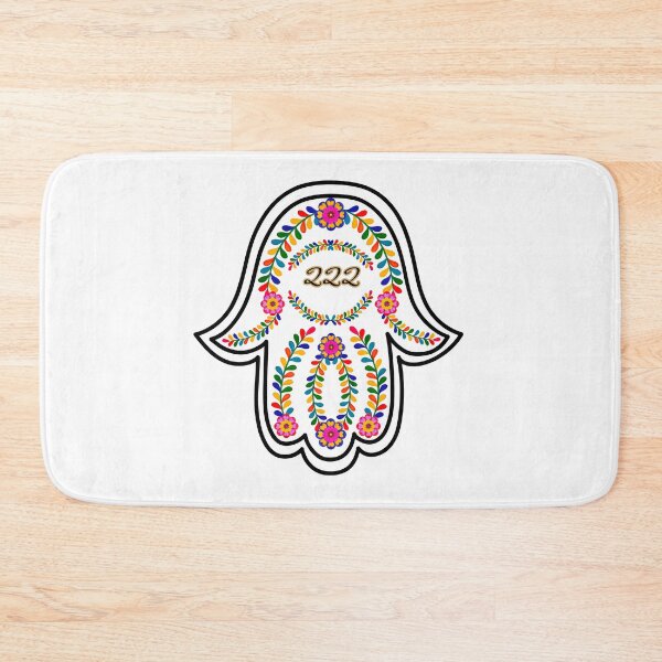Item preview, 222 Angel Number Hamsa Hand designed and sold by hamsasoul.