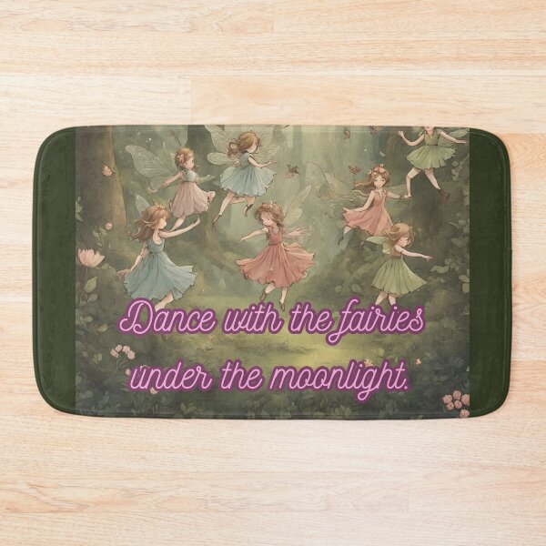 Item preview, Cottagecore - Fairies Dancing Moonlight Affirmation 4 designed and sold by rylalgarra.