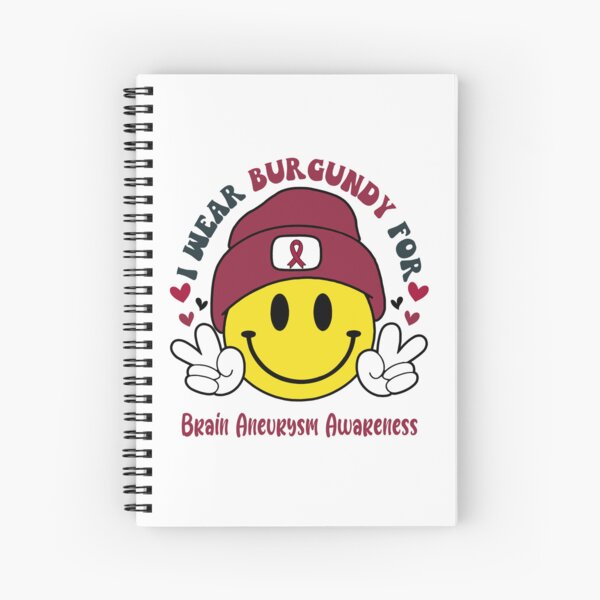Item preview, I Wear Burgundy For Brain Aneurysm Awareness, Brain Aneurysm Awareness Month designed and sold by KatMercerr.