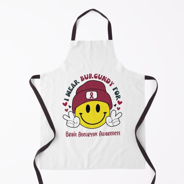 Item preview, I Wear Burgundy For Brain Aneurysm Awareness, Brain Aneurysm Awareness Month designed and sold by KatMercerr.