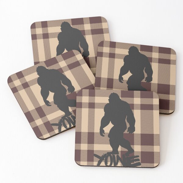 Item preview, Yowie in cream plaid bigfoot designed and sold by mattyfish8.