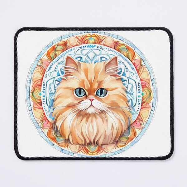 Item preview, Technicolor Persian Cat art designed and sold by PrintsBySarahB.