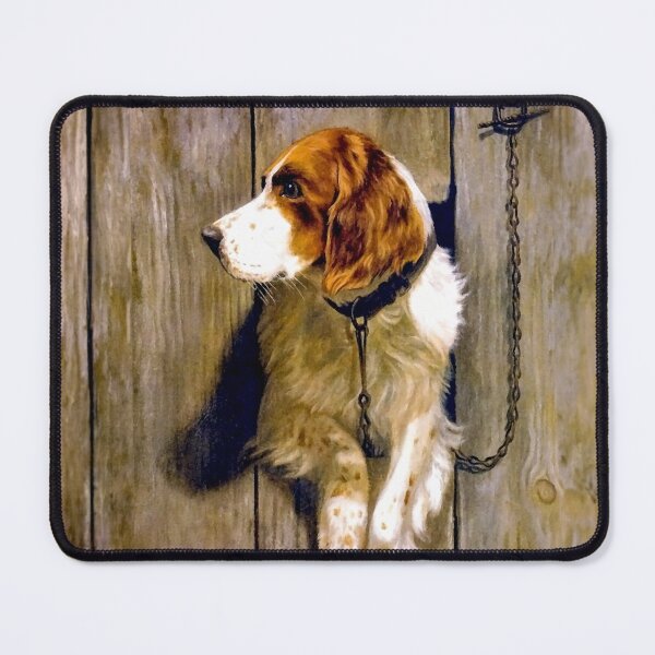 Item preview, At the Kennel Door - Alexander Pope - Painting 1905 designed and sold by HeavyHits.