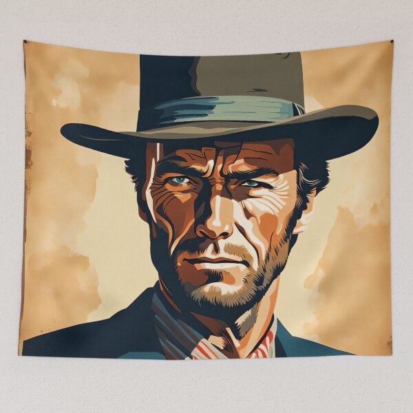 Item preview, Clint Eastwood designed and sold by Joanne Walsh.