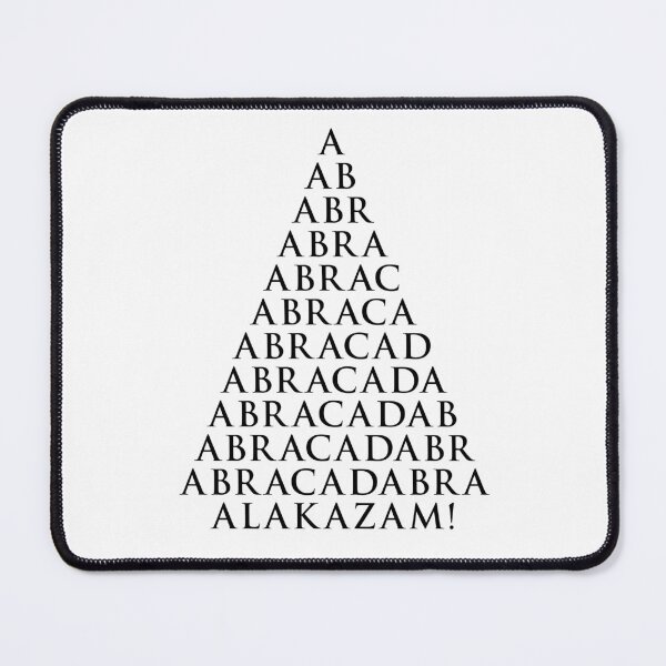 Item preview, Abracadabra, Alakazam! Black on White designed and sold by joshcartoonguy.