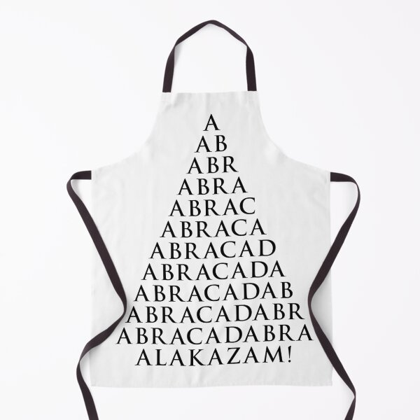 Item preview, Abracadabra, Alakazam! Black on White designed and sold by joshcartoonguy.