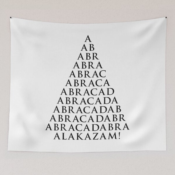 Item preview, Abracadabra, Alakazam! Black on White designed and sold by joshcartoonguy.