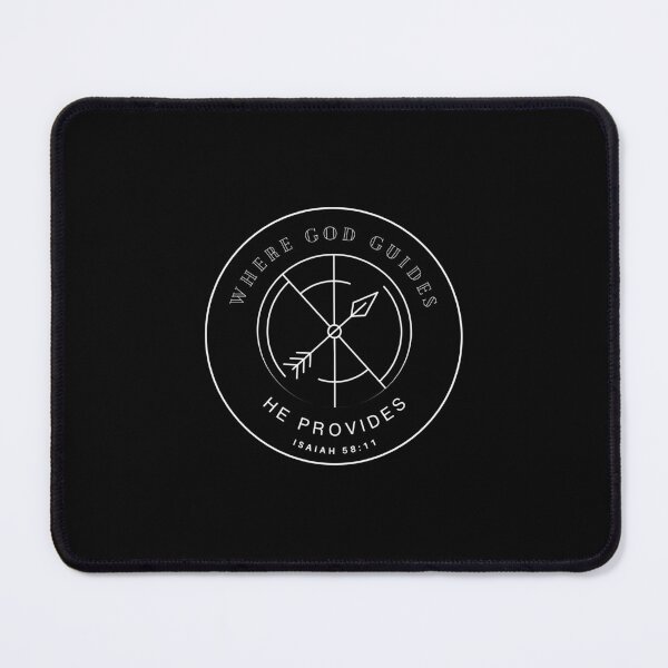 Item preview, Christian Quote - Where God Guides He Provides - Isaiah 58:11 Bible Verse designed and sold by Share-Blessings.