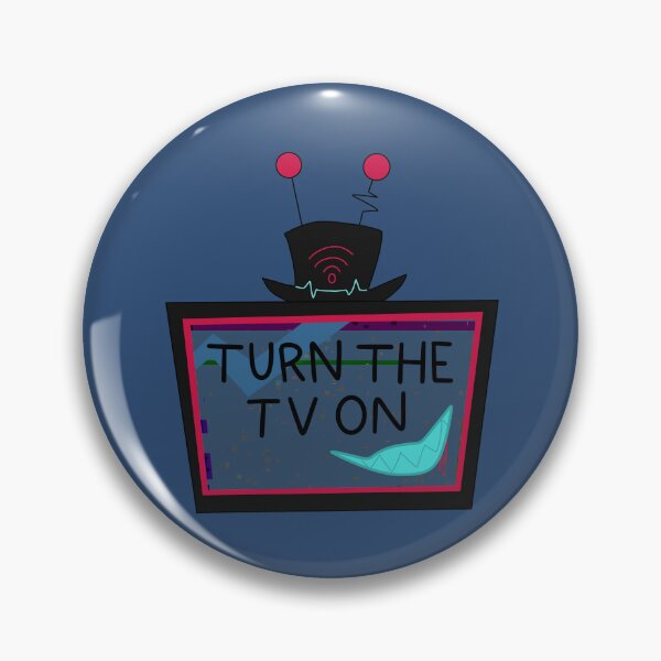 Item preview, Turn The TV On quote | Vox | Hazbin Hotel Fanart designed and sold by cadencreations.