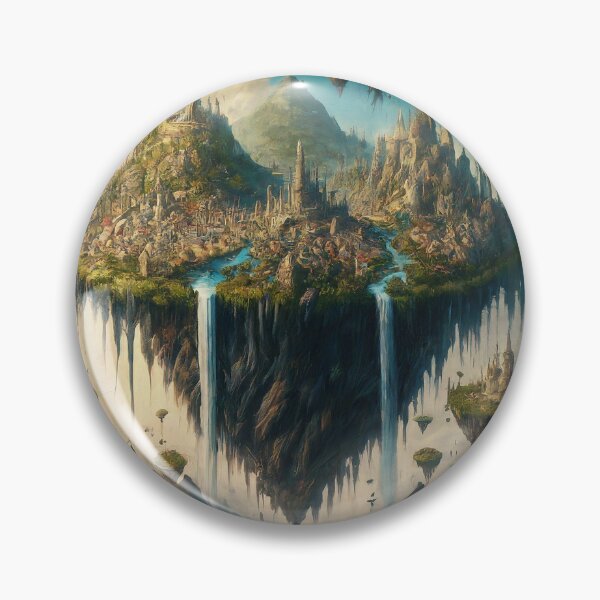 Item preview, Fantasy Floating Island City designed and sold by ForceInept's Shop.