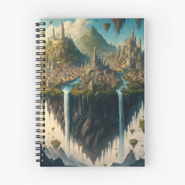 Item preview, Fantasy Floating Island City designed and sold by ForceInept's Shop.