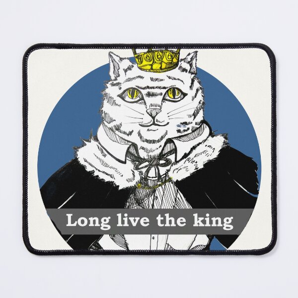 Item preview, Cat King anime style designed and sold by Estef Mos Art.