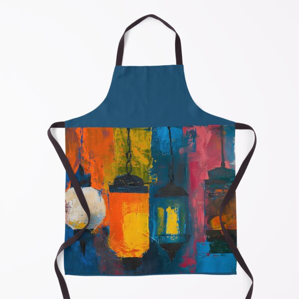 Item preview, Cultural Echoes- A Modern Exploration of Ramadan Lanterns in Acrylic Generative AI designed and sold by OlfactoART Studio.