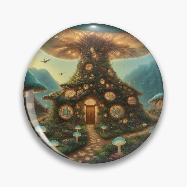 Item preview, Fantasy Mushroom House designed and sold by ForceInept's Shop.